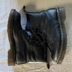 Matte Black Dr. Martin Pascal Virginia Boots